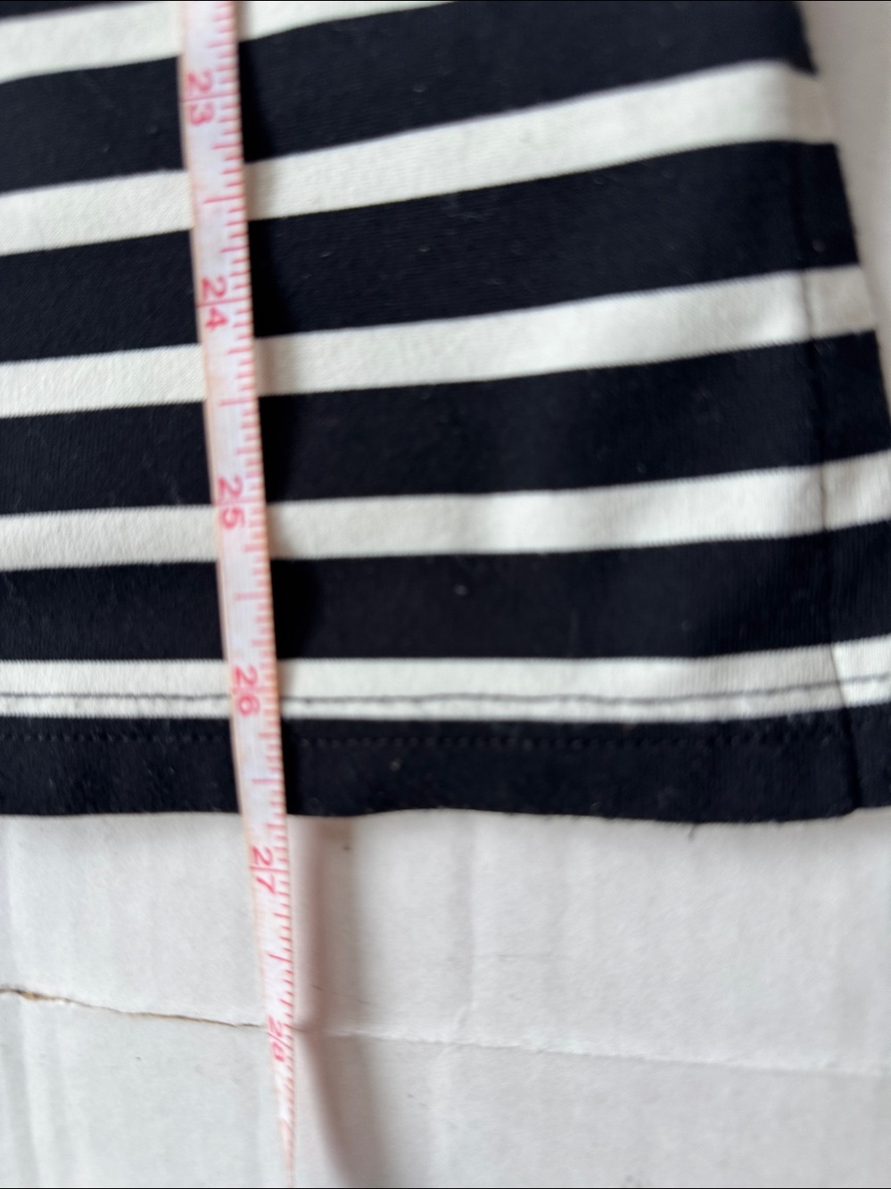 Saint James Black and White Breton Stripe Tee size 8 - Picture 6 of 10
